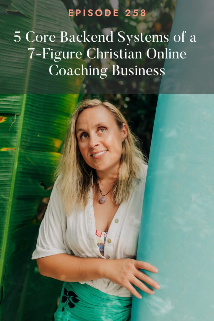 christian coaching business systems, launch strategy for online coaching, backend systems for christian business coaches